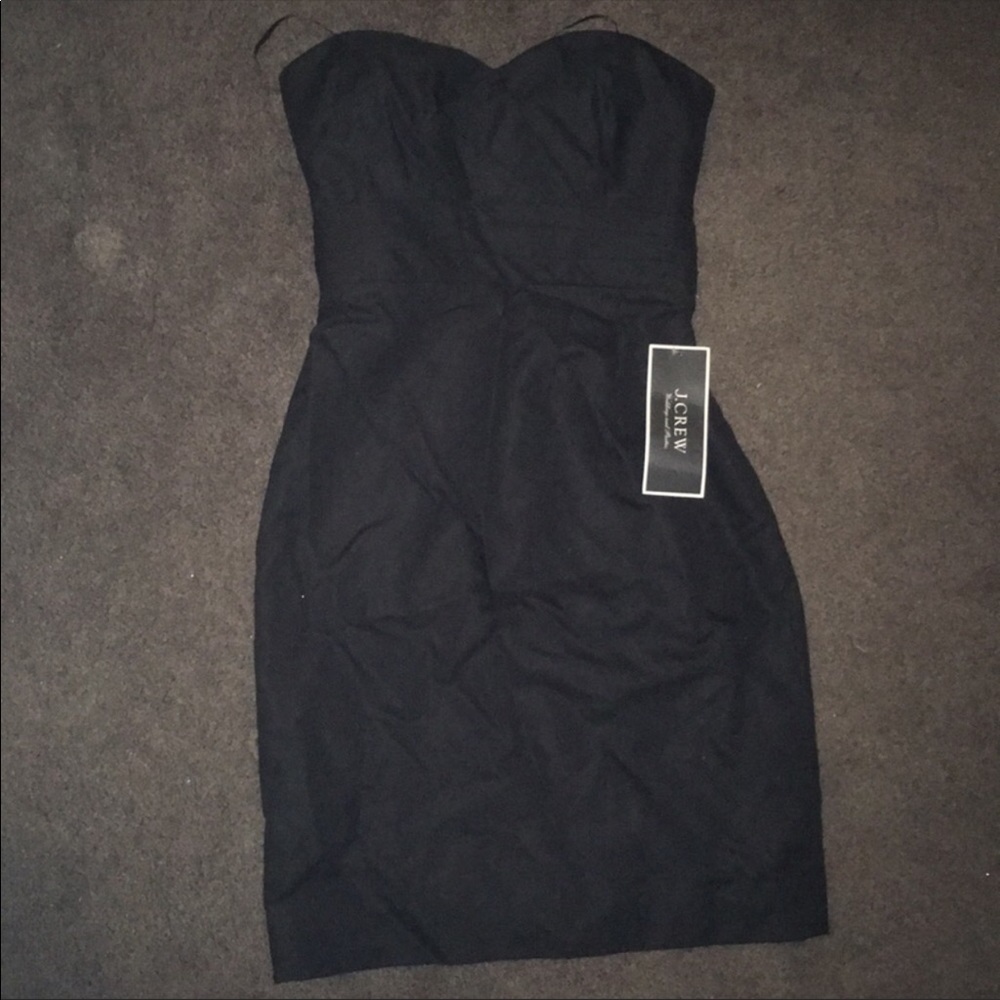 J. Crew Occasions Party Dress in “Black” NWT SZ 0 - Picture 4 of 10